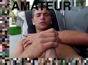 masturbation, en-plein-air, public, amateur, ejaculation-sur-le-corps, énorme-bite, gay, secousses, fétiche, solo