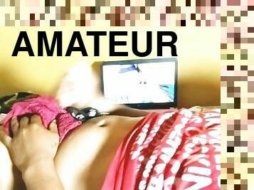 masturbation, amateur, ejaculation-sur-le-corps, branlette, culotte, ejaculation, fétiche, solo