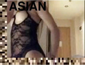 asian, dubur, remaja, ladyboy, perempuan-murah-slut, menunggang, oral, pelacur, fleksibel