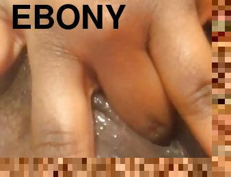 Ebony wet pussy