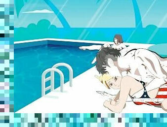 Hentai public swimming pool sex cartoon porn