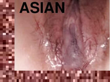 آسيوية, استمناء, كس-pussy, زب-ضخم, لطيفة, جميلة-الطلعة, سولو, رطبة, زب