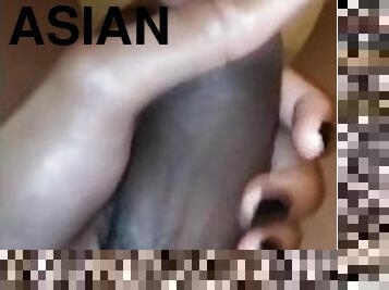 asien, immens, masturbieren, monster, transsexueller, dilettant, ebenholz, japanier, ladyboy, allein