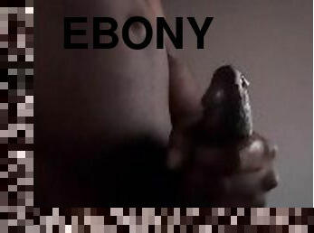 masturbation, amateur, ébène, black, point-de-vue, solo