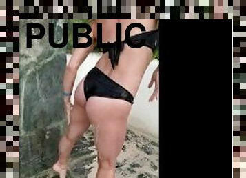 imbaiere, public, rusoaica, amatori, laba, plaja, picioare, dus, solo, bikini