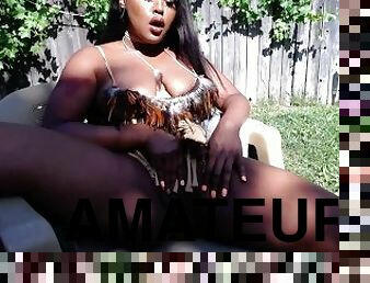 London Bridgez as Pocahontas Plays with Pussy In her Yard (Teaser)