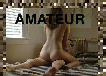 amateur, babes, énorme-bite, branlette, fellation-profonde, chevauchement, brunette