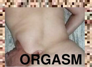 Big booty Latina multiple orgasms doggystyle