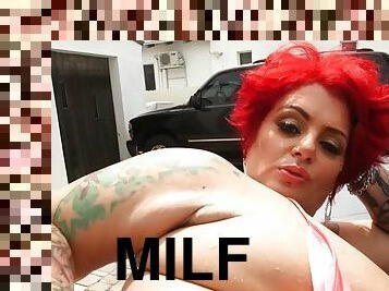 gros-nichons, masturbation, anal, milf, voiture