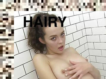 Horny Teen Kristin Gets Her Body Wet And Ready In The Bathroom!