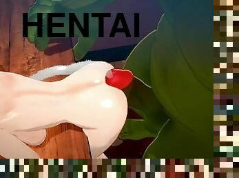 tetas-grandes, monstruo, polla-enorme, recopilación, anime, hentai, 3d, tetas, polla