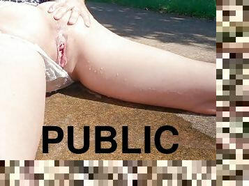 cul, masturbation, en-plein-air, pisser, public, amateur, culotte, fétiche