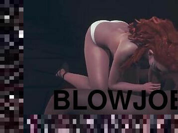 Aloy giving a blowjob Horizon Forbidden West 3D Porn