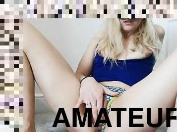 mamelons, orgasme, chatte-pussy, giclée, amateur, babes, ados, jouet, point-de-vue, blonde