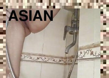 asiatique, cul, baignade, gros-nichons, public, chatte-pussy, amateur, babes, milf, doigtage