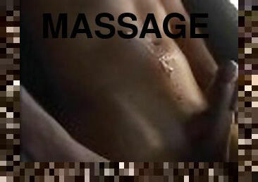 Porn & massage oil - best combination for a twitching, moaning full body orgasm