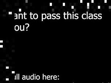 AUDIO ONLY - Fucking your hot teacher to pass the class teaser