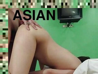 asiatisk, storatuttar, doggy-style, gammal, fitta-pussy, amatör, mogen, brudar, cumshot, gigantisk-kuk