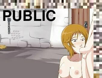 Four Element Trainer (Sex Scenes) Part 42 Public Blowjob Lia By HentaiSexScenes