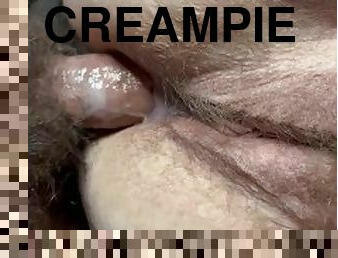 rumpe, fusk, hårete, pussy, kone, amatør, anal, milf, creampie, bbw