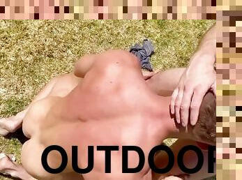 Fitnessfreak_Unleashed - Outdoor backyard fuck - Jett Wayne Fucks KC Jaye