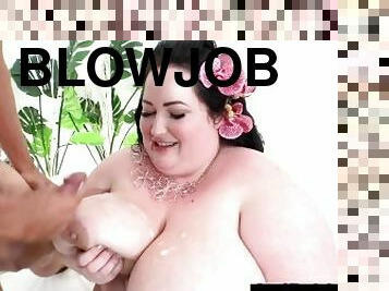 SSBBW Eliza Allure Gets Drilled Then Hops Her Huge Ass on Dick