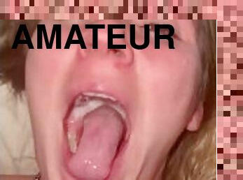 amateur, ejaculation-sur-le-corps, milf, point-de-vue, ejaculation, blonde, fétiche