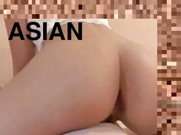 asiatisk, masturbation, skolflicka, amatör, tonåring, flickvän, college, kåt, petit, brunett