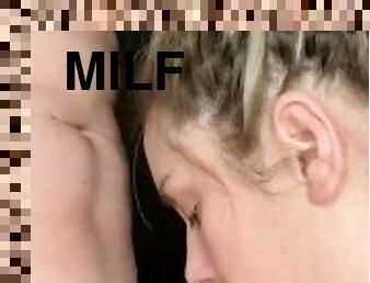 Sloppy milf blowjob