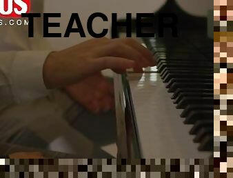 Sexy Piano Teacher Has A Special Lesson Planned