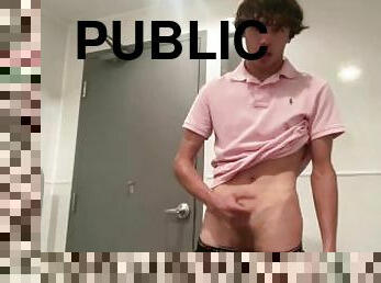 Gay American Teen Model Masturbates Inside Mcdonalds Public Restroom!