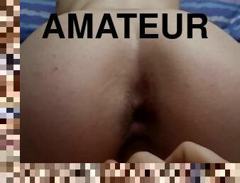 cul, levrette, orgasme, chatte-pussy, amateur, jouet, française, point-de-vue, réalité, dure