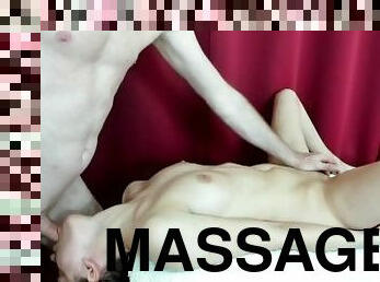 Rough Sex on Massage Table - Amateur Erotic Island