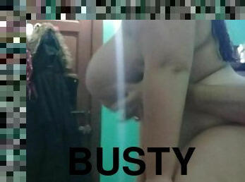 Fucking a fat busty woman / she loves to suck cock