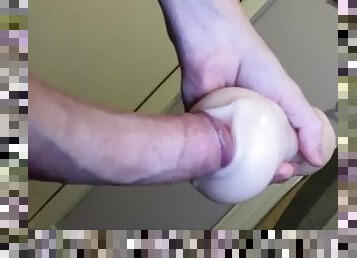 FleshLight Fucking My Big Dick While Im in the Bath