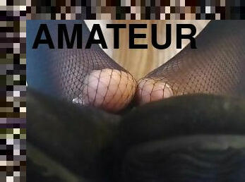 amateur, pies, medias