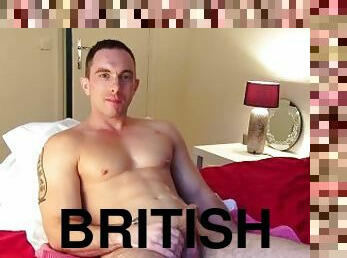 str8 british police officer made a porn where he got a handjob.