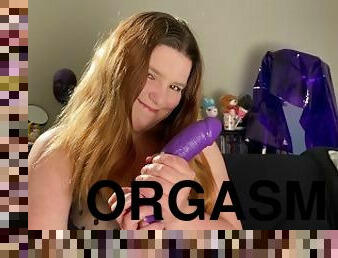 storatuttar, masturbation, orgasm, milf, bbw, knubbig, pov, dildo, tuttar, dominans