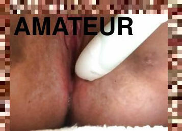 masturbation, orgasme, pisser, chatte-pussy, giclée, amateur, ados, jouet, belle-femme-ronde, solo