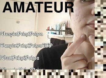 amateur, fétiche, solo, goth