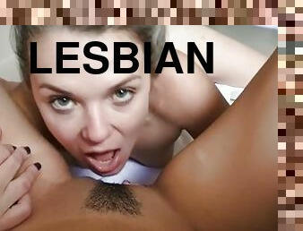 Lesbian Babes Eat Each Other's Pussy