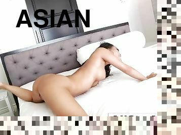 Big Tittied Asian Loves Taking it in her Ass