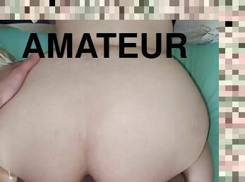 Amateur PAWG fuck doggystyle amputation stump pov