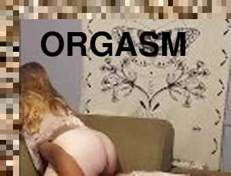 doggy-style, orgasm, fru, mörkhyad, milf, hemmagjord, par, rumpa, ritt, kuk