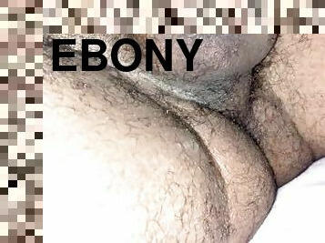 gros-nichons, masturbation, vieux, femme, amateur, ébène, interracial, maison, indien, black