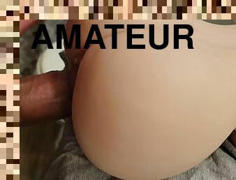 masturbation, secrétaire, amateur, anal, jouet, solo, poupée