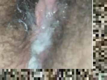 baignade, poilue, masturbation, chatte-pussy, anal, ejaculation-interne, point-de-vue, ejaculation, blanc, dure