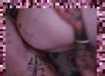 Tattooed bitched fucked and creamed