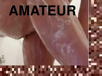 cul, baignade, gros-nichons, chatte-pussy, amateur, plage, parfait, douche, solo, bikini