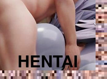 dilettant, anal-sex, toon, hentai, hintern